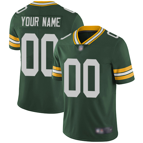 Limited Green Men Home Jersey NFL Customized Football Green Bay Packers Vapor Untouchable